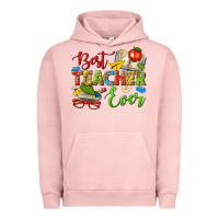 Pigment Salmon best teacher ever Urban Hoodie - texasbilliewilder