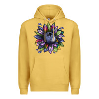 Antique Gold blueberry sunflower Premium Hoodie - texasbilliewilder