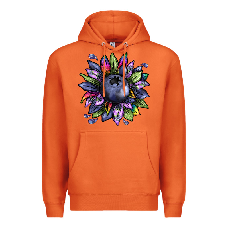 Blueberry Sunflower Premium Hoodie by texasbilliewilder | Teevron