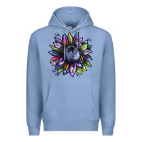 Colony Blue blueberry sunflower Premium Hoodie - texasbilliewilder
