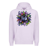 Lilac blueberry sunflower Premium Hoodie - texasbilliewilder