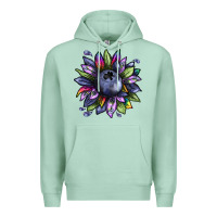 Seafoam blueberry sunflower Premium Hoodie - texasbilliewilder