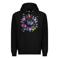 Black blueberry sunflower Premium Hoodie - texasbilliewilder