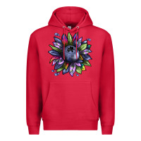Cardinal blueberry sunflower Premium Hoodie - texasbilliewilder