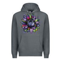 Rock blueberry sunflower Premium Hoodie - texasbilliewilder