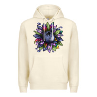 Sandshell blueberry sunflower Premium Hoodie - texasbilliewilder