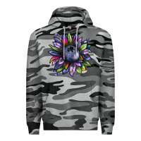 Slate Camo blueberry sunflower Premium Hoodie - texasbilliewilder