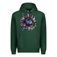 Sports Green blueberry sunflower Premium Hoodie - texasbilliewilder