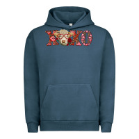 Pigment Midnight Navy xoxo charolais cow Urban Hoodie - RanaPortraitStore