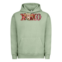 Pigment Oil Green xoxo charolais cow Urban Hoodie - RanaPortraitStore
