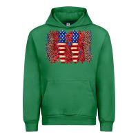 Emerald 4th of july brushstroke Urban Hoodie - Zillion Design Studio