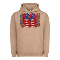 Pigment Burro 4th of july brushstroke Urban Hoodie - Zillion Design Studio
