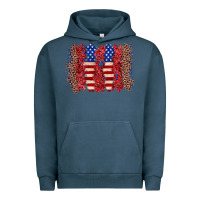 Pigment Midnight Navy 4th of july brushstroke Urban Hoodie - Zillion Design Studio