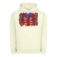 Pigment Pistachio 4th of july brushstroke Urban Hoodie - Zillion Design Studio