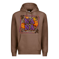 Chestnut basketball nana with leopard Premium Hoodie - Zillion Design Studio