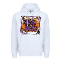 White basketball nana with leopard Premium Hoodie - Zillion Design Studio
