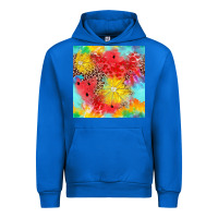 Cobalt fruits leopard seamless pattern Urban Hoodie - Zillion Design Studio
