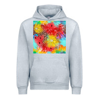 Heather Grey fruits leopard seamless pattern Urban Hoodie - Zillion Design Studio