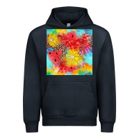 Navy fruits leopard seamless pattern Urban Hoodie - Zillion Design Studio