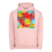Pigment Salmon fruits leopard seamless pattern Urban Hoodie - Zillion Design Studio