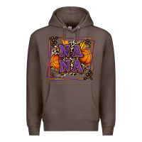 Coffee basketball nana with leopard Premium Hoodie - Zillion Design Studio