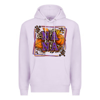 Lilac basketball nana with leopard Premium Hoodie - Zillion Design Studio