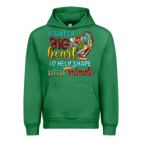 Emerald big heart to help shape little minds tbw Urban Hoodie - texasbilliewilder
