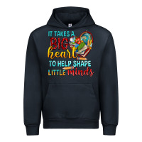 Navy big heart to help shape little minds tbw Urban Hoodie - texasbilliewilder