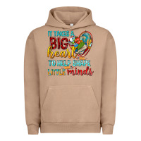 Pigment Burro big heart to help shape little minds tbw Urban Hoodie - texasbilliewilder