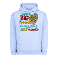 Pigment Grape Ice big heart to help shape little minds tbw Urban Hoodie - texasbilliewilder