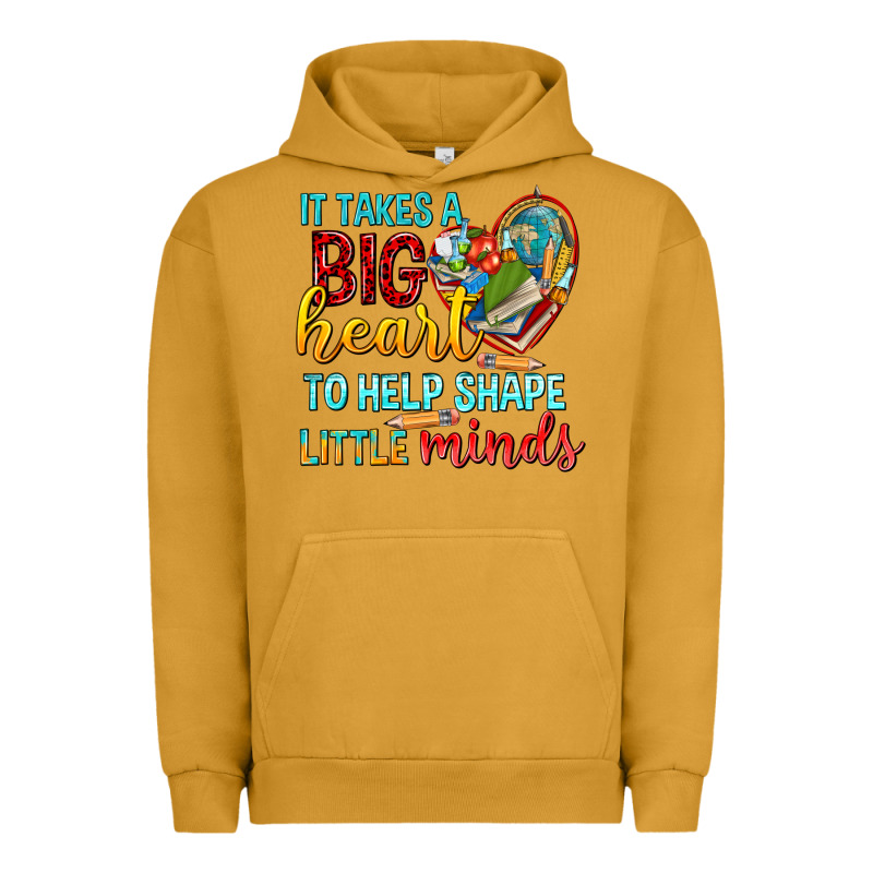 Big Heart To Help Shape Little Minds Tbw Urban Hoodie by texasbilliewilder | Teevron