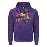 Cloud Purple spooky nurse Vintage Hoodie - AdoDesignShop