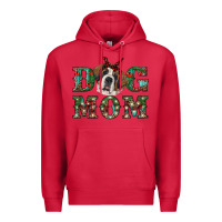 Cardinal christmas st. bernard dog mom Premium Hoodie - RanaPortraitStore