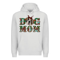 Dove Grey christmas st. bernard dog mom Premium Hoodie - RanaPortraitStore