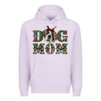 Lilac christmas st. bernard dog mom Premium Hoodie - RanaPortraitStore