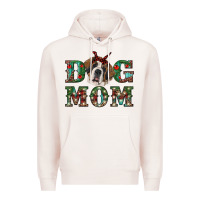 Pale Pink christmas st. bernard dog mom Premium Hoodie - RanaPortraitStore