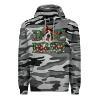 Slate Camo christmas st. bernard dog mom Premium Hoodie - RanaPortraitStore
