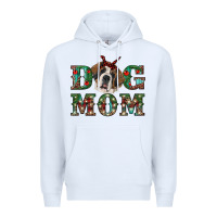 White christmas st. bernard dog mom Premium Hoodie - RanaPortraitStore