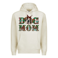 Oatmeal Heather christmas st. bernard dog mom Premium Hoodie - RanaPortraitStore
