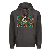 Smoke christmas st. bernard dog mom Premium Hoodie - RanaPortraitStore