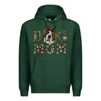 Sports Green christmas st. bernard dog mom Premium Hoodie - RanaPortraitStore