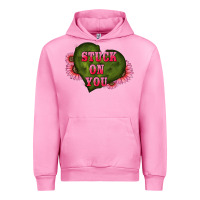 Fuchsia Pink valentine's day stuck on you heart sunflowers Urban Hoodie - RanaPortraitStore