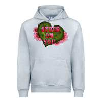 Heather Grey valentine's day stuck on you heart sunflowers Urban Hoodie - RanaPortraitStore