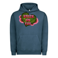 Pigment Midnight Navy valentine's day stuck on you heart sunflowers Urban Hoodie - RanaPortraitStore