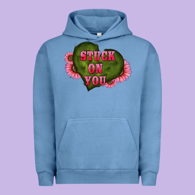 Valentine's Day Stuck On You Heart Sunflowers Urban Hoodie Designed By Ranaportraitstore