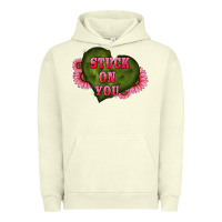 Pigment Pistachio valentine's day stuck on you heart sunflowers Urban Hoodie - RanaPortraitStore