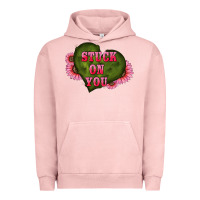 Pigment Salmon valentine's day stuck on you heart sunflowers Urban Hoodie - RanaPortraitStore