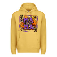 Antique Gold basketball mama with leopard Premium Hoodie - Zillion Design Studio
