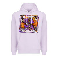 Lilac basketball mama with leopard Premium Hoodie - Zillion Design Studio