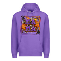 Purple basketball mama with leopard Premium Hoodie - Zillion Design Studio